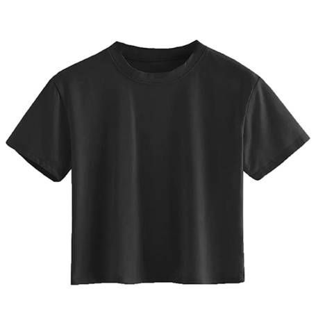 Black-Crop-T-shirts Manufacturers in Delhi