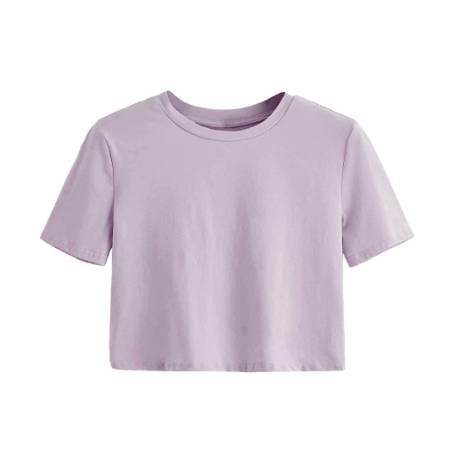 Lavender Crop T-shirt Manufacturers in Delhi