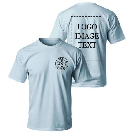 Men Custom Logo Print T-Shirt Manufacturers in Delhi