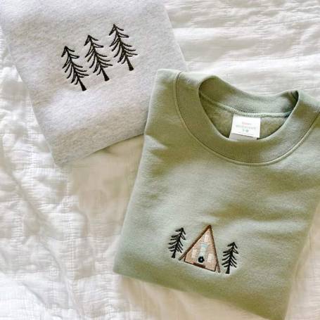 Nature Themed Embroidered Sweatshirt Manufacturers in Delhi