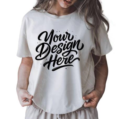 Off-White T-Shirt With Custom Design Manufacturers in Delhi