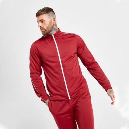 Red Super Poly Tracksuit Manufacturers in Delhi