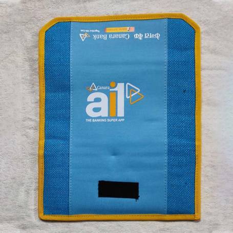 Sky Blue and Yellow Cheque Book Holder Manufacturers in Delhi