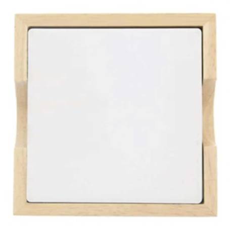 Sqaure Coasters with Wooden Cover Manufacturers in Delhi