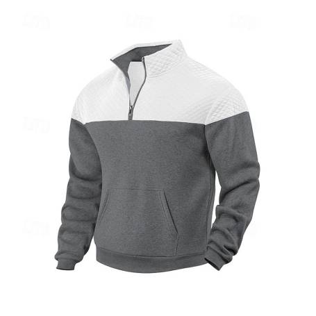 Two Tone Quarter Zip Sweatshirt Manufacturers in Delhi