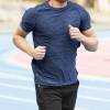 White Blue Yoga Polo T Shirt Cotton Blend Regular Fit Fitness Wear Manufacturers in  Markham