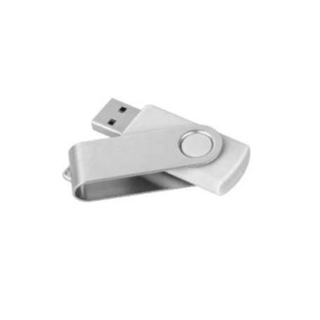 White Steel Pen Drives With Rotators Manufacturers in Delhi