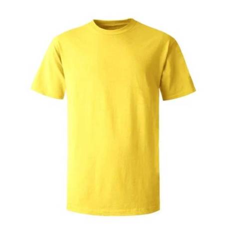 Yellow Round Neck T-shirt Manufacturers in Delhi